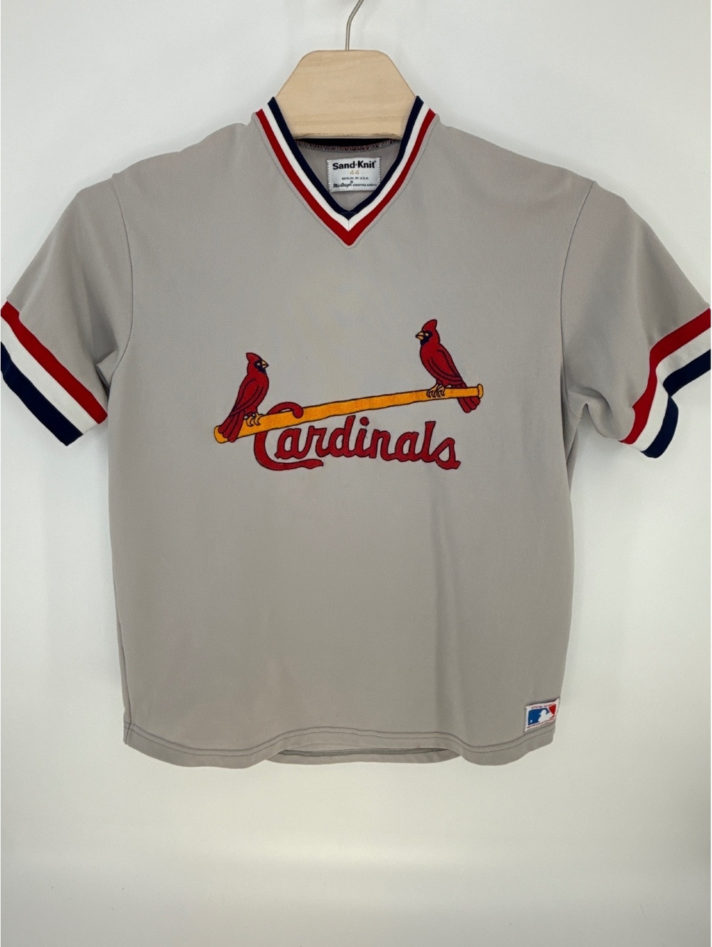 Vintage Sand-Knit St. Louis Cardinals Baseball Jersey